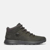 Timberland Men's Sprint Trekker Mid Blackout Nubuck Shoes TB0A1YN5015