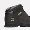 Timberland Men's Euro Sprint Mid Hiker Black Nubuck Shoes TB06361R001