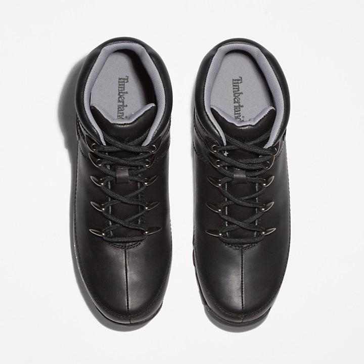 Timberland Men's Euro Sprint Mid Hiker Black Full-Grain Shoes