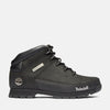 Timberland Men's Euro Sprint Mid Hiker Black Nubuck Shoes TB06361R001